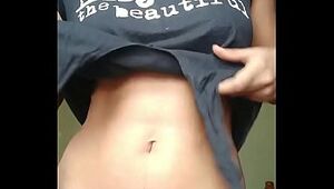 Enjoy the beautiful big natural indian teen tits show